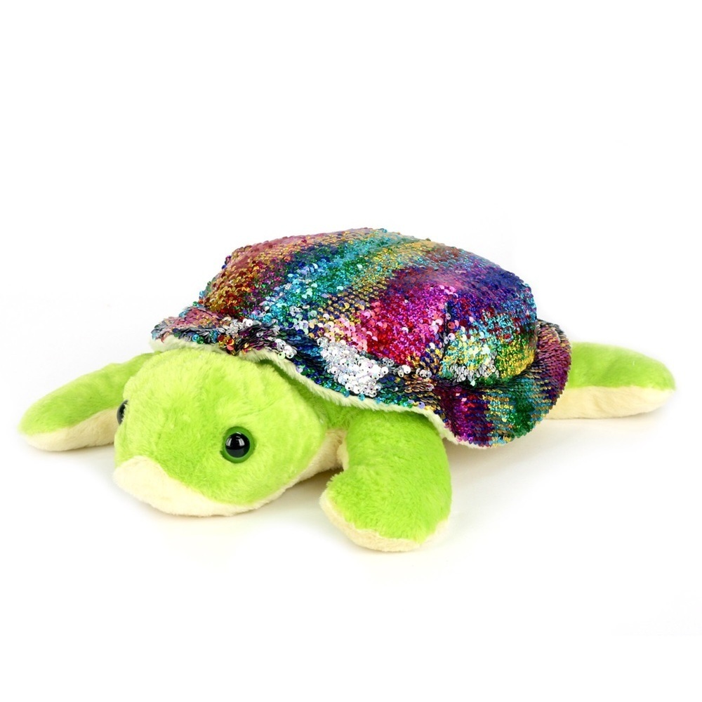 DanDee Sequin Sea Turtle Plush Reversible‎ Sequin